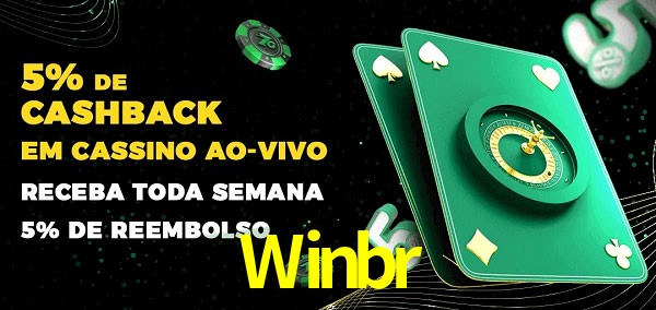 Promoções do cassino ao Vivo Winbr